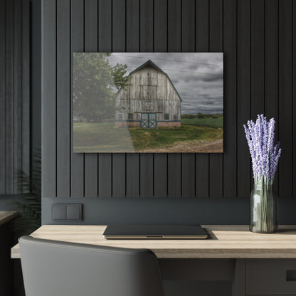 U R There Photography Bristol Road White I Rustic Farmhouse Acrylic Wall Print