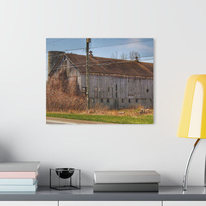 U R There Photography Metamora M-24 Grey III Rustic Farmhouse Acrylic Wall Print