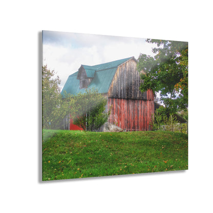U R There Photography Frances Road Old Red I Rustic Farmhouse Acrylic Wall Print
