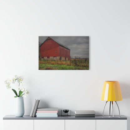U R There Photography Bowers Road Red III Rustic Farmhouse Acrylic Wall Print