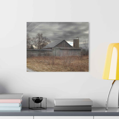 U R There Photography Church Road Grey I Rustic Farmhouse Acrylic Wall Print