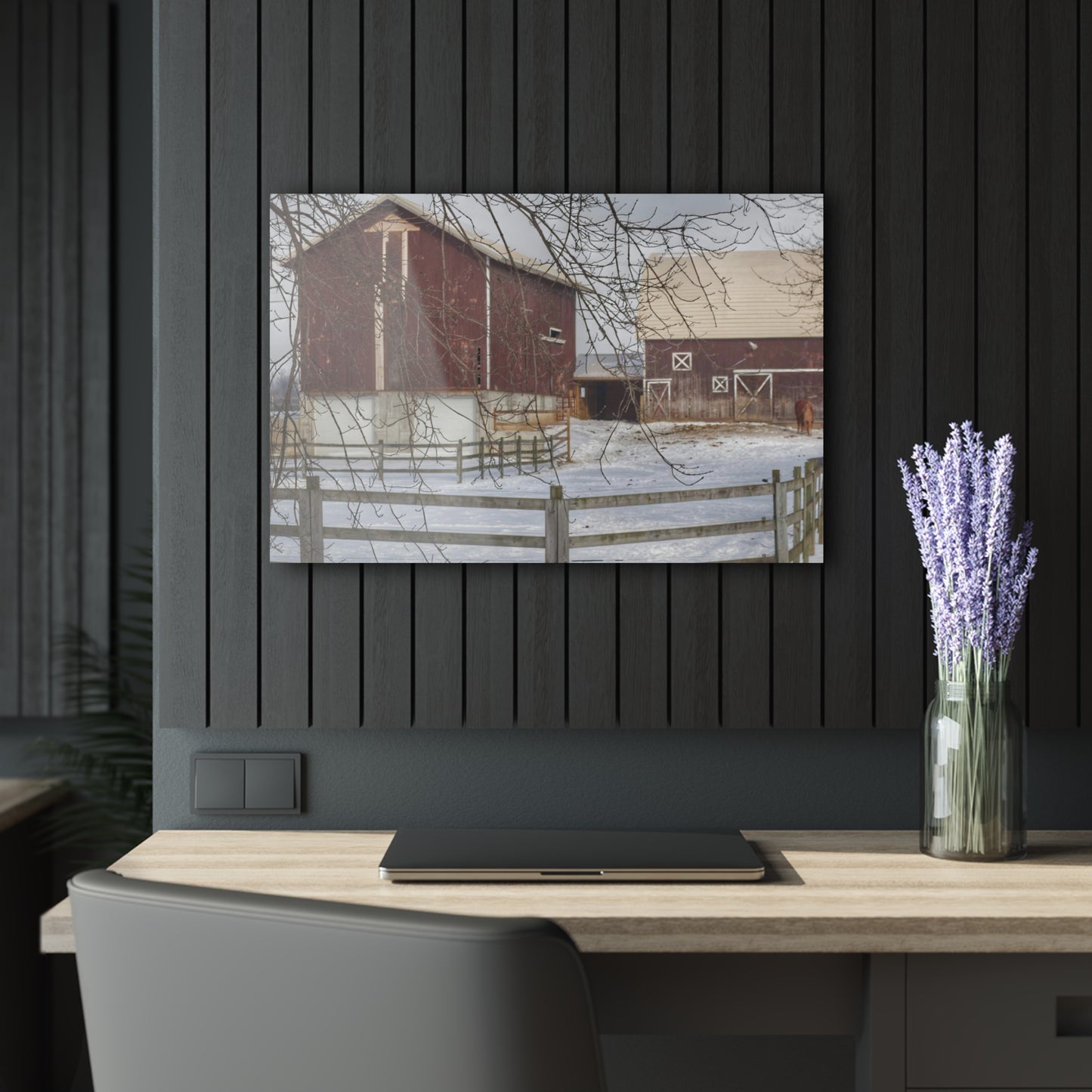 U R There Photography Ebeling Browns Rustic Farmhouse Acrylic Wall Print