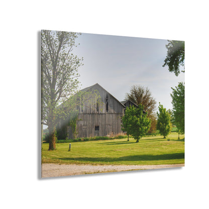U R There Photography Caro Road Twin Greys II Rustic Farmhouse Acrylic Wall Print