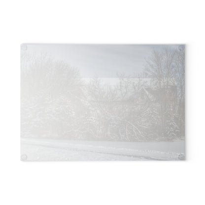 U R There Photography Hidden in Oxford II Rustic Farmhouse Tempered-Glass Cutting Board