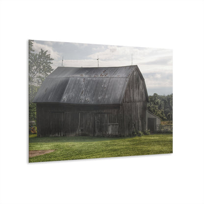 U R There Photography Rich Road Grey Rustic Farmhouse Acrylic Wall Print