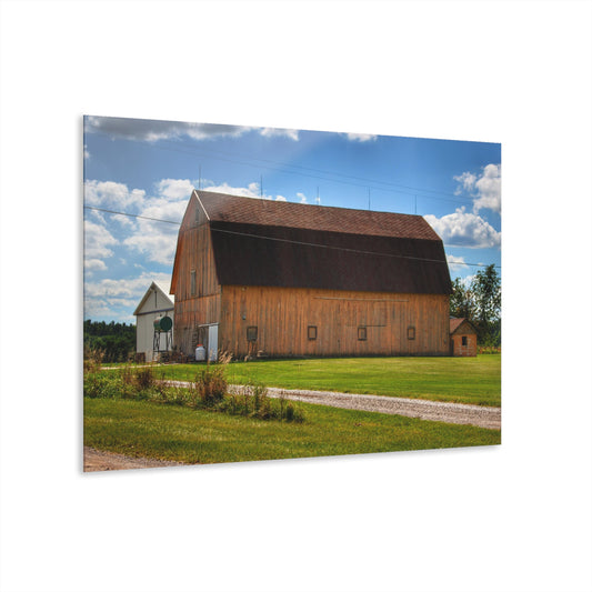 U R There Photography Bristol Gold Rustic Farmhouse Acrylic Wall Print
