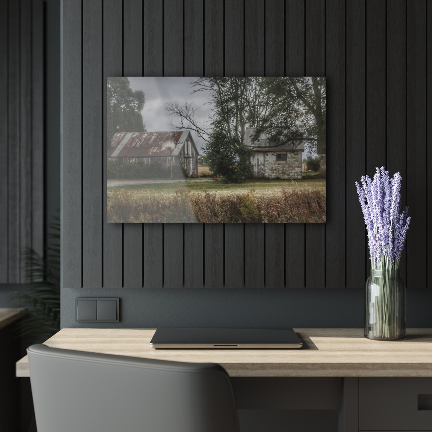 U R There Photography Richville Road Shacks Rustic Farmhouse Acrylic Wall Print