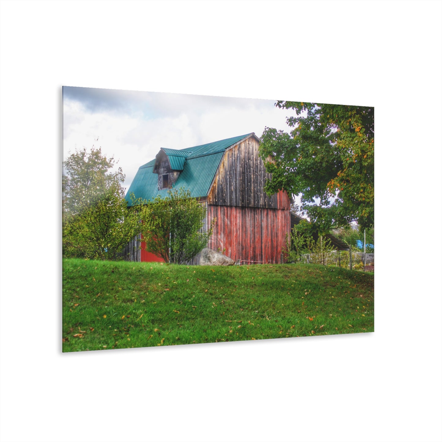 U R There Photography Frances Road Old Red I Rustic Farmhouse Acrylic Wall Print