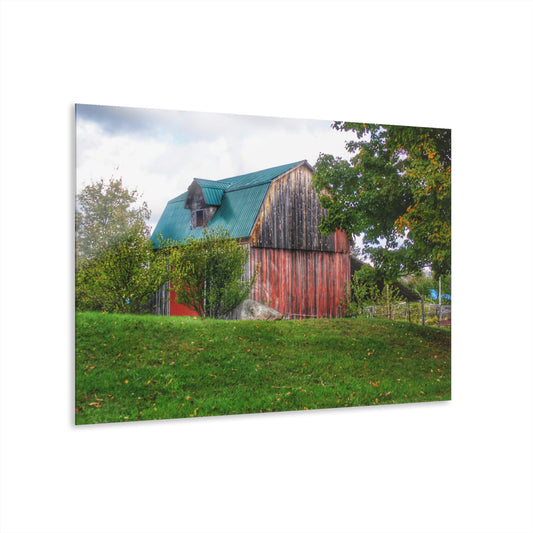 U R There Photography Frances Road Old Red I Rustic Farmhouse Acrylic Wall Print