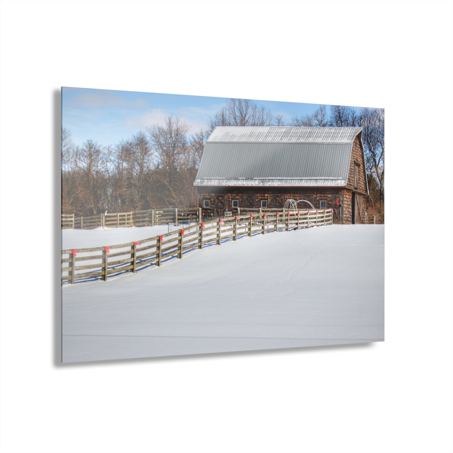 U R There Photography Morgan Lanes Cedar Shack Barn Rustic Farmhouse Acrylic Wall Print