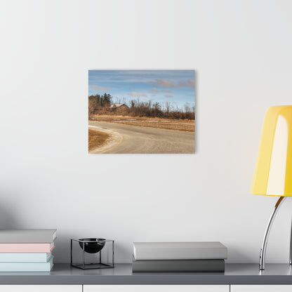 U R There Photography North Hunt Road Farm I Rustic Farmhouse Acrylic Wall Print