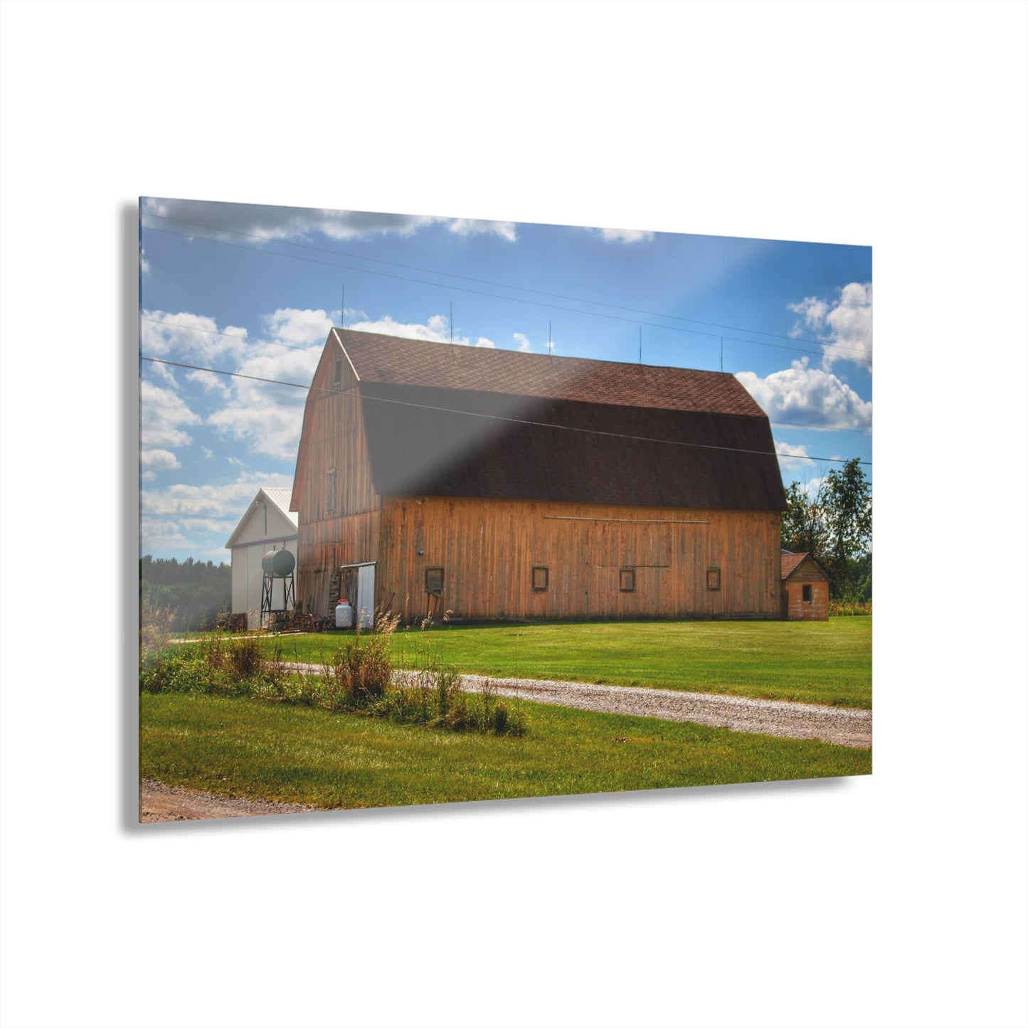 U R There Photography Bristol Gold Rustic Farmhouse Acrylic Wall Print