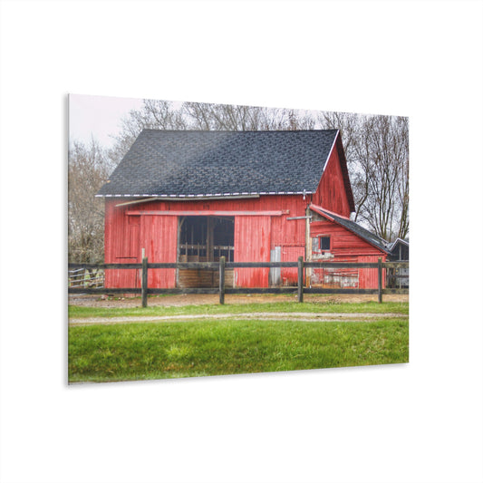 U R There Photography M-21 Roadside Stable II Rustic Farmhouse Acrylic Wall Print