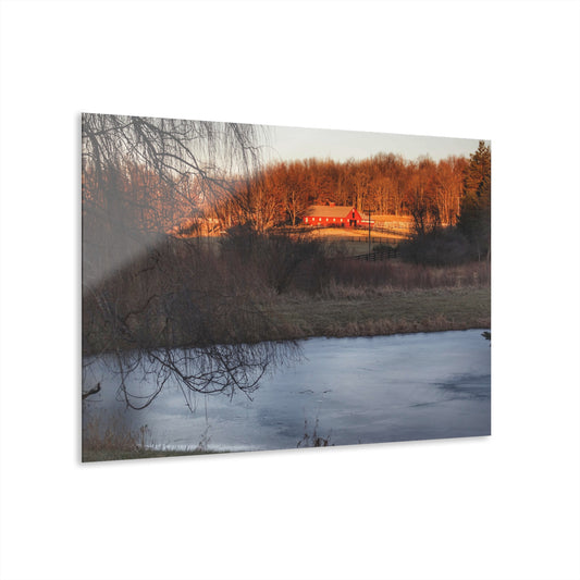 U R There Photography Hidden in Leonard Rustic Farmhouse Acrylic Wall Print