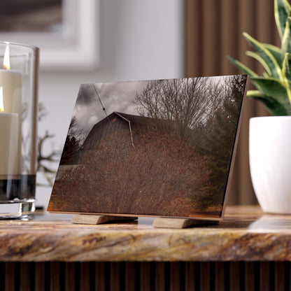 U R There Photography Caro Grey Hidden Rustic Farmhouse Decorative Ceramic Tile