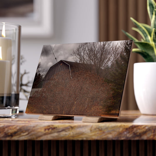 U R There Photography Caro Grey Hidden Rustic Farmhouse Decorative Ceramic Tile