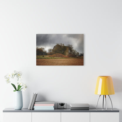 U R There Photography West Snover Grey Rustic Farmhouse Acrylic Wall Print