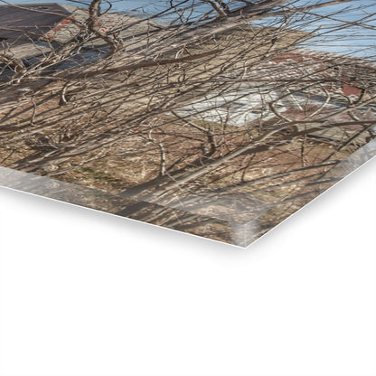 U R There Photography Hill Road Hidden Grey I Rustic Farmhouse Acrylic Wall Print