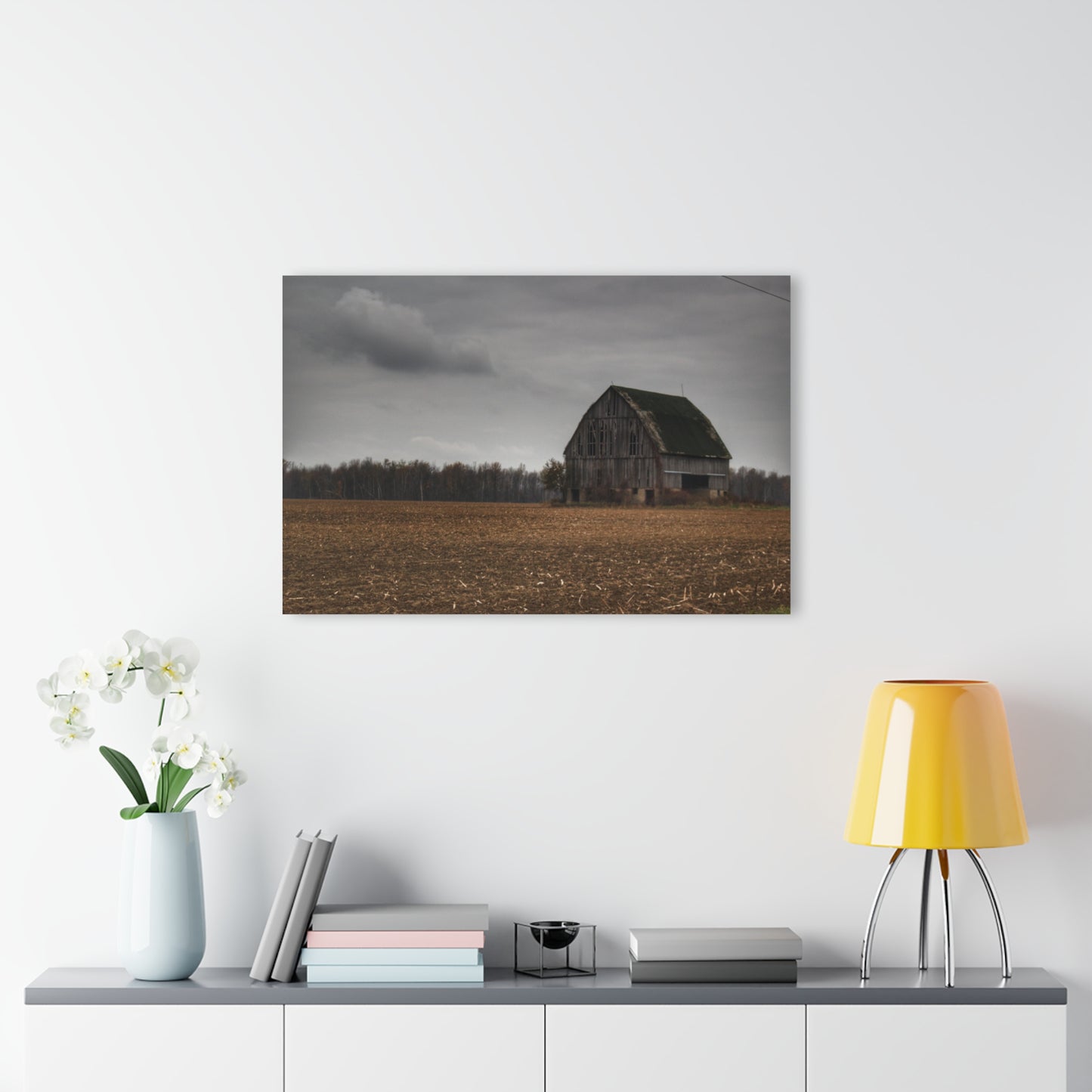 U R There Photography Stone Road Old Grey I Rustic Farmhouse Acrylic Wall Print