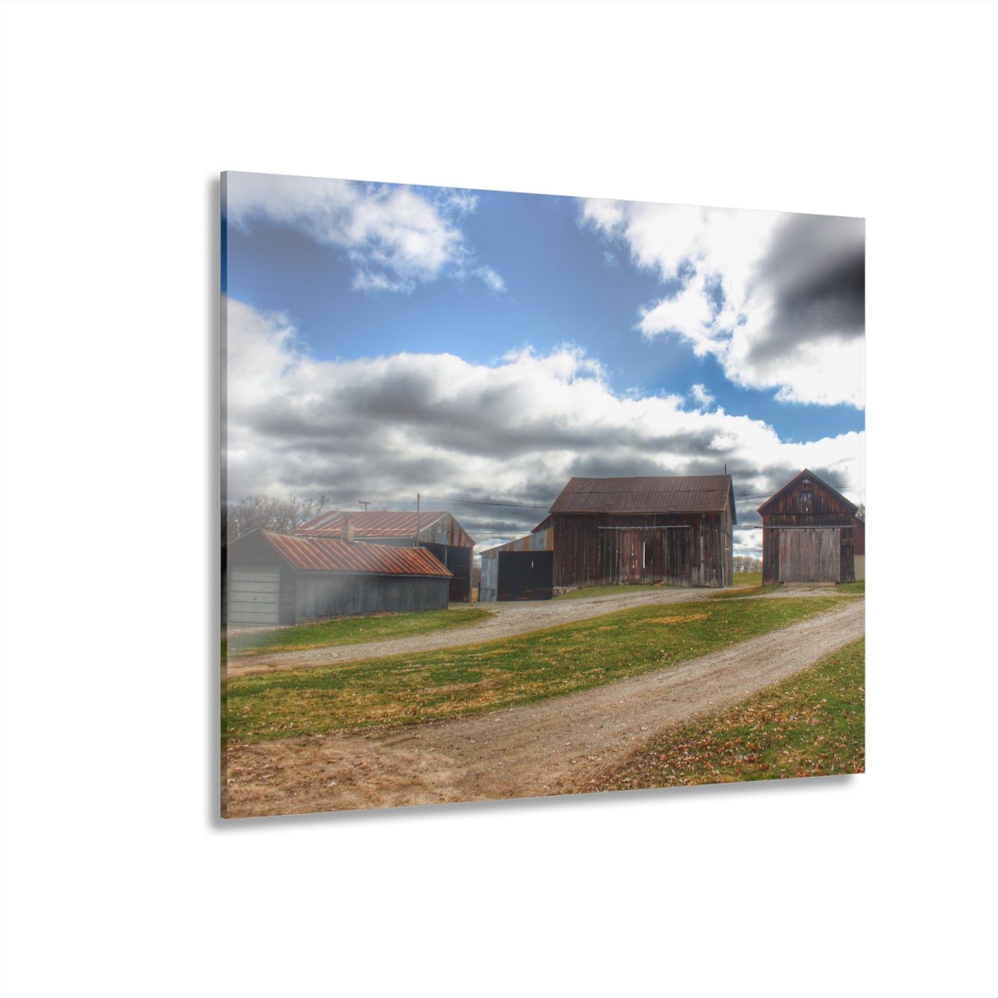U R There Photography Buckhorn Lake Road Centennial Farm Rustic Farmhouse Acrylic Wall Print