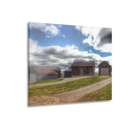U R There Photography Buckhorn Lake Road Centennial Farm Rustic Farmhouse Acrylic Wall Print
