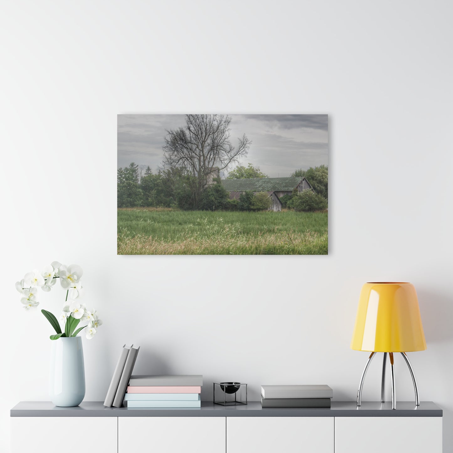 U R There Photography Wilder Road Grey III Rustic Farmhouse Acrylic Wall Print