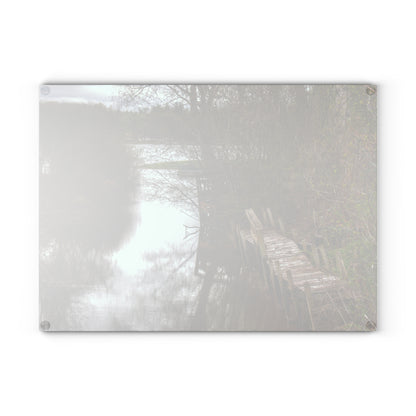 Barn Boutique Rustic Tempered-Glass Cutting Board| Private Pathways