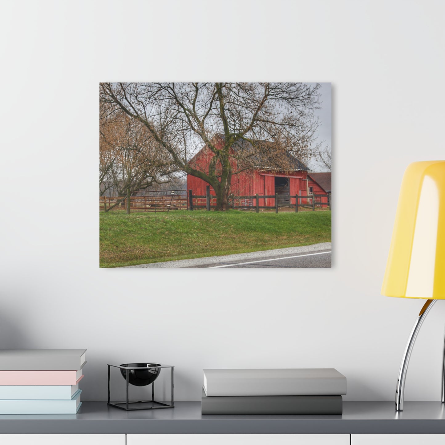 U R There Photography M-21 Roadside Stable I Rustic Farmhouse Acrylic Wall Print