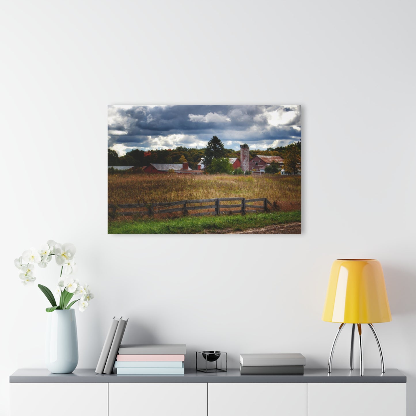 U R There Photography Baldwin Road Farm Rustic Farmhouse Acrylic Wall Print