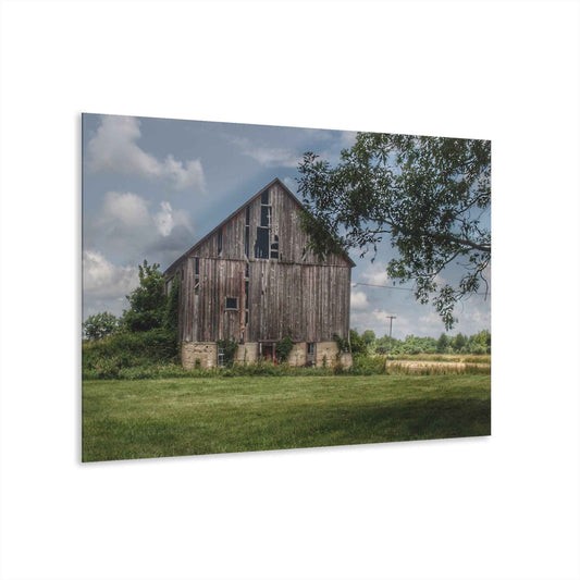 U R There Photography Bohms Road Grey I Rustic Farmhouse Acrylic Wall Print