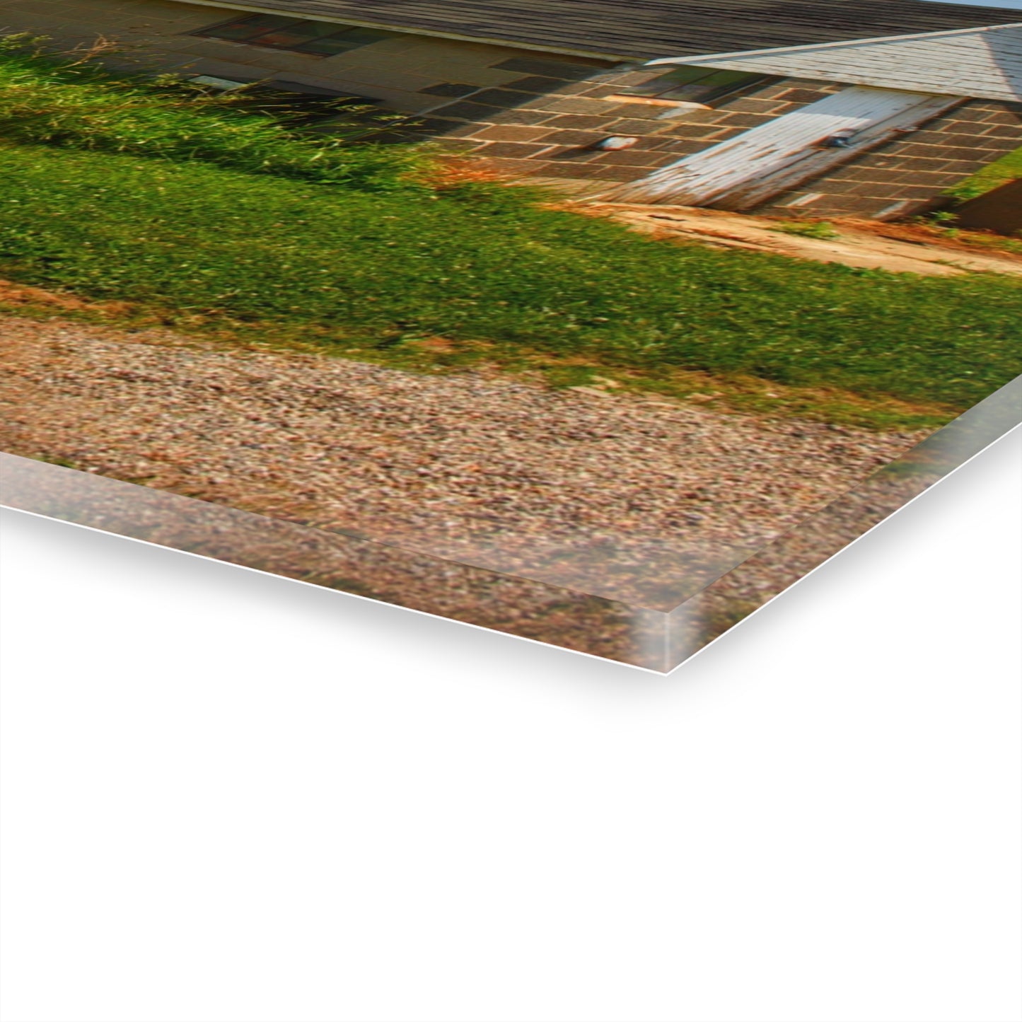 U R There Photography Marlette Red V Rustic Farmhouse Acrylic Wall Print