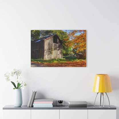 U R There Photography Shoemaker Road Hidden Grey Rustic Farmhouse Acrylic Wall Print
