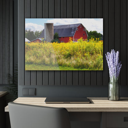 U R There Photography Starr Court Red II Rustic Farmhouse Acrylic Wall Print