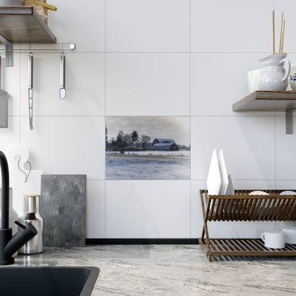 U R There Photography Otter Lake Road Greys Rustic Farmhouse Decorative Ceramic Tile