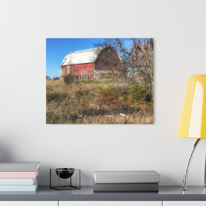 U R There Photography Hadley Red I Rustic Farmhouse Acrylic Wall Print