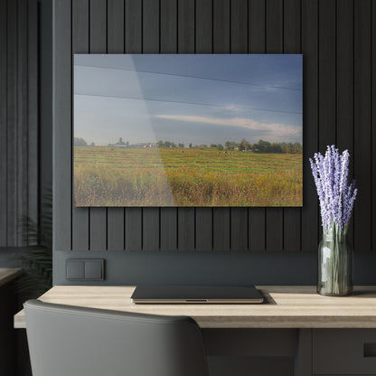 U R There Photography Farm Across the Field Rustic Farmhouse Acrylic Wall Print