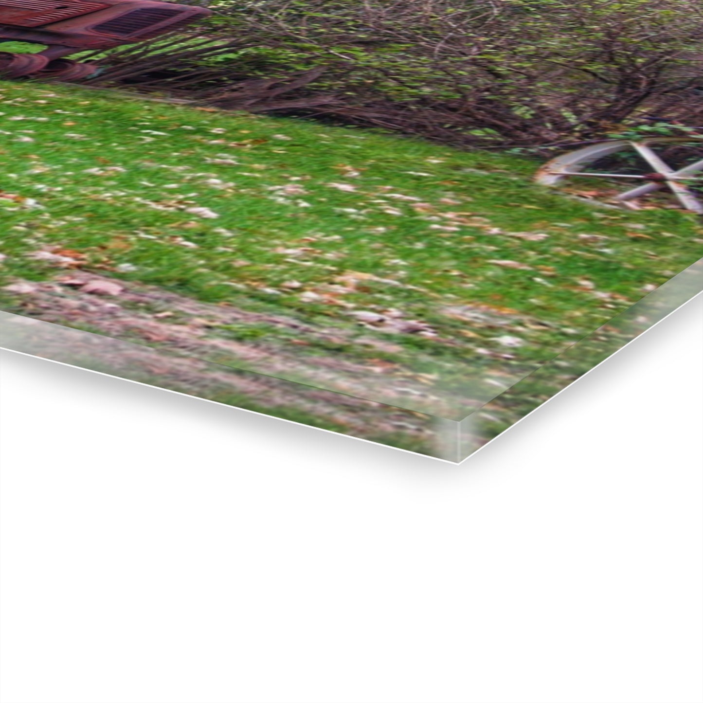 U R There Photography Casey Road Yard Art II Rustic Farmhouse Acrylic Wall Print