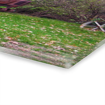 U R There Photography Casey Road Yard Art II Rustic Farmhouse Acrylic Wall Print