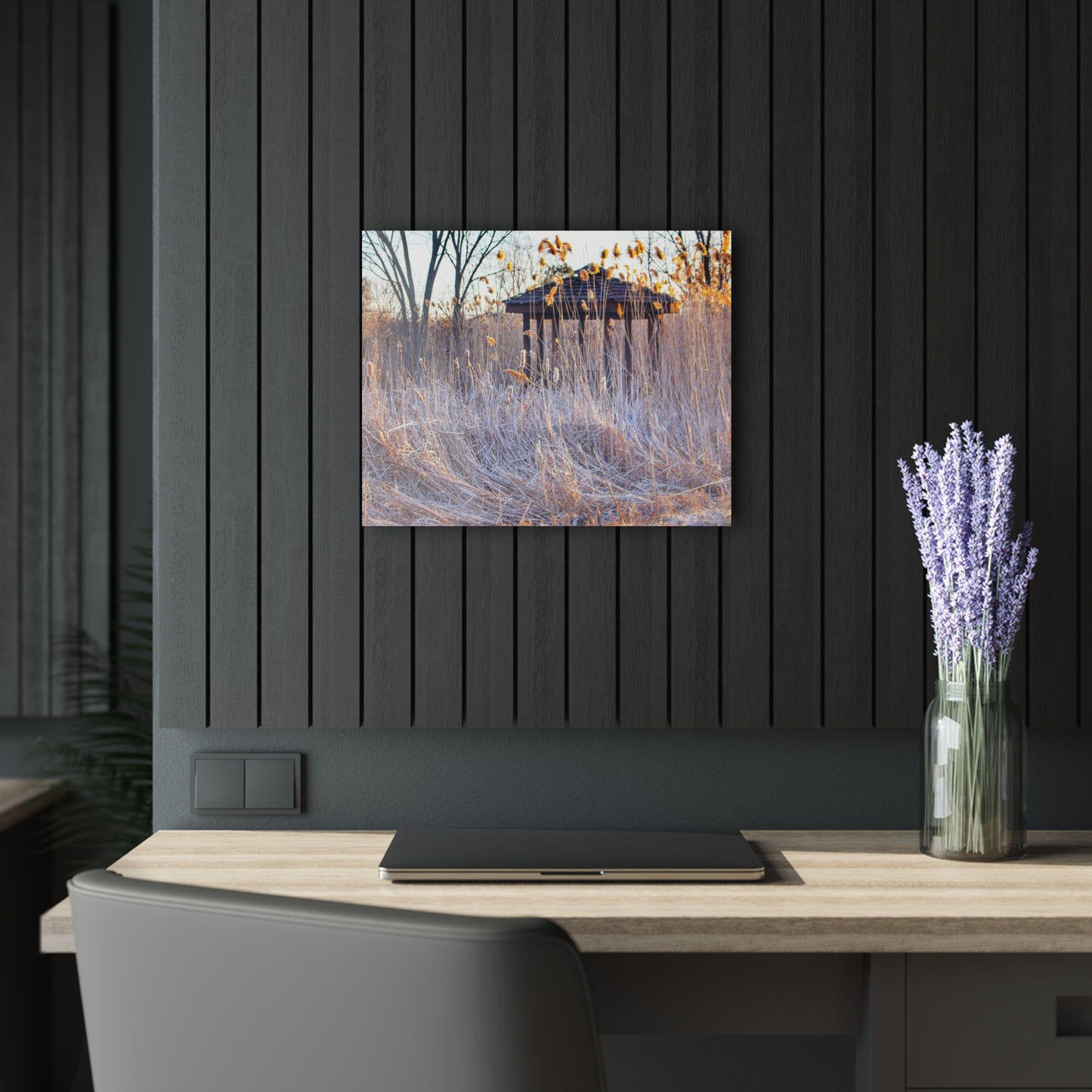 U R There Photography Haines Hidden Gazebo Rustic Farmhouse Acrylic Wall Print