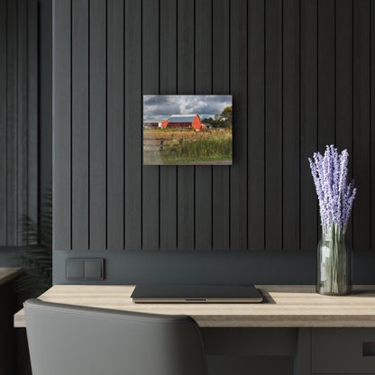 U R There Photography Beyond the Fence on Richfield Road Rustic Farmhouse Acrylic Wall Print