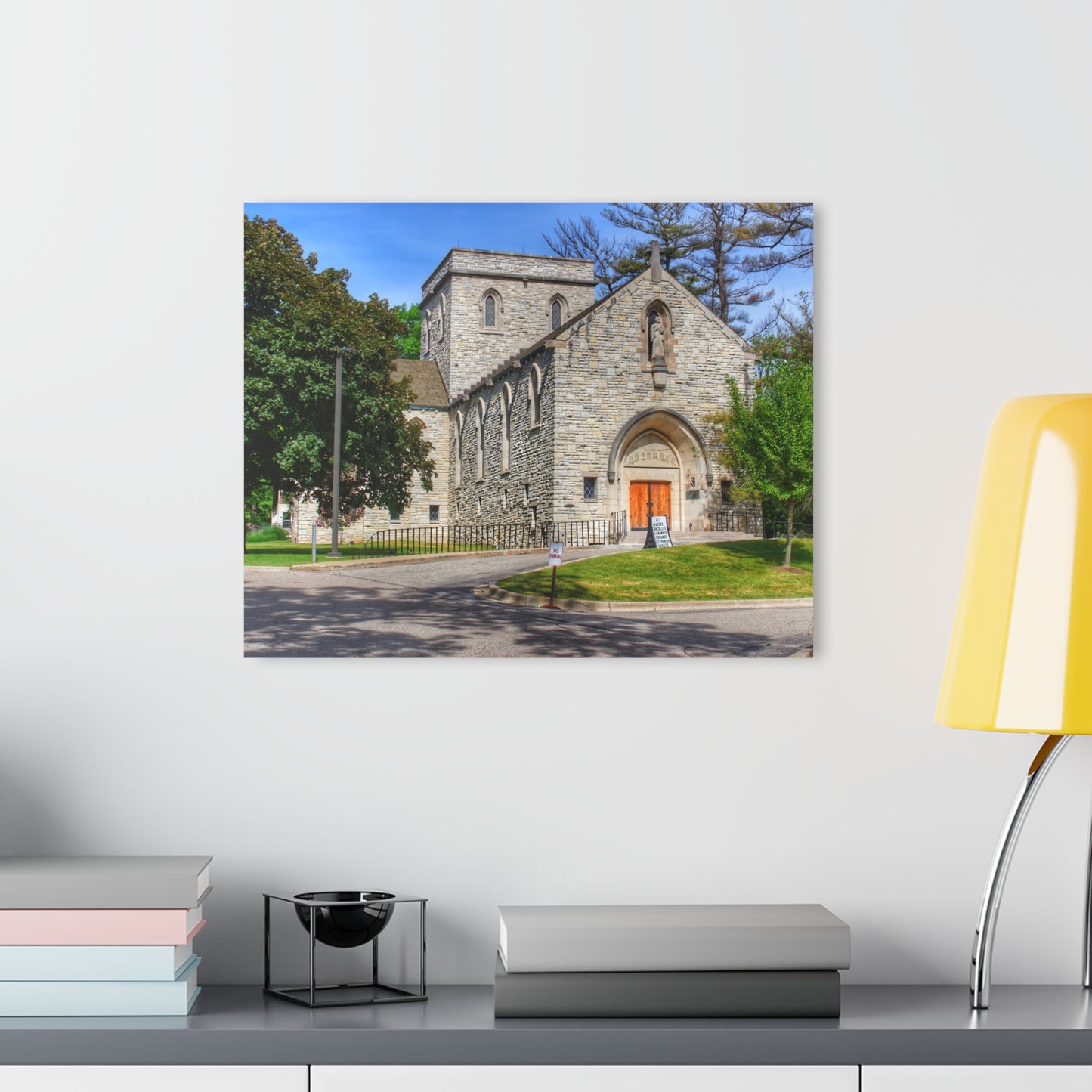 U R There Photography Saint Hugo of the Hills II Rustic Farmhouse Acrylic Wall Print
