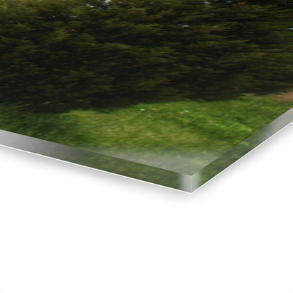 U R There Photography Higgins Road Greys Beyond the Greens Rustic Farmhouse Acrylic Wall Print