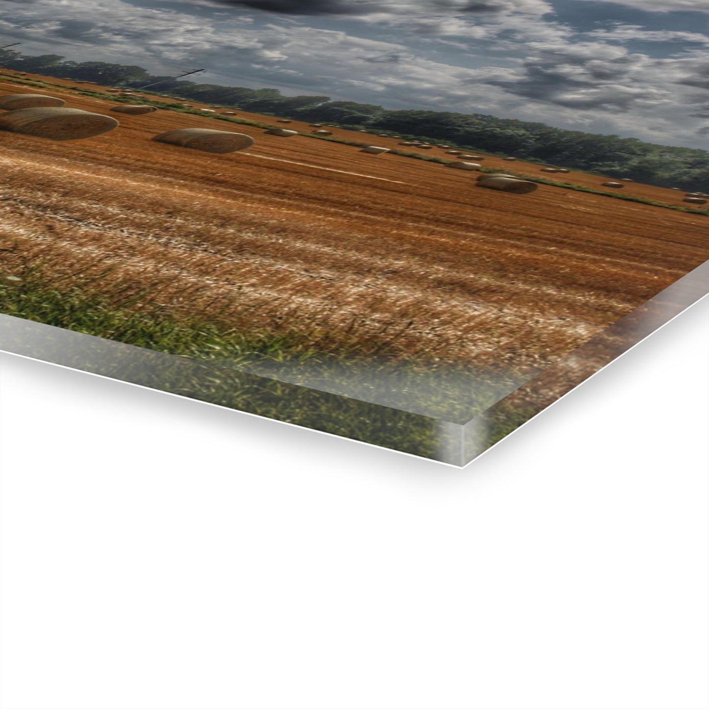 U R There Photography Haybale Heaven Rustic Farmhouse Acrylic Wall Print