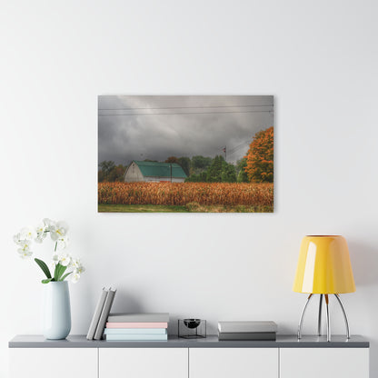 U R There Photography Saginaw Road White Rustic Farmhouse Acrylic Wall Print