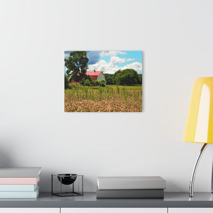 U R There Photography Northern White Rustic Farmhouse Acrylic Wall Print