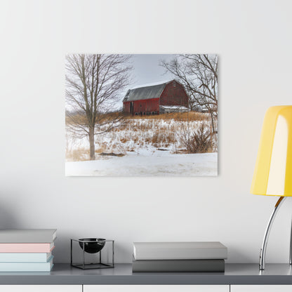 U R There Photography Hadley Red II Rustic Farmhouse Acrylic Wall Print