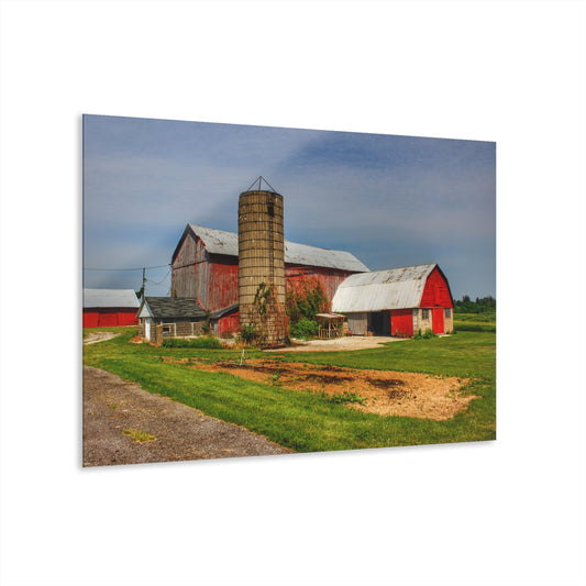 U R There Photography Marlette Red IV Rustic Farmhouse Acrylic Wall Print