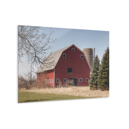 Barn Boutique Modern Farmhouse Acrylic Wall Print| Hadley Road Red II