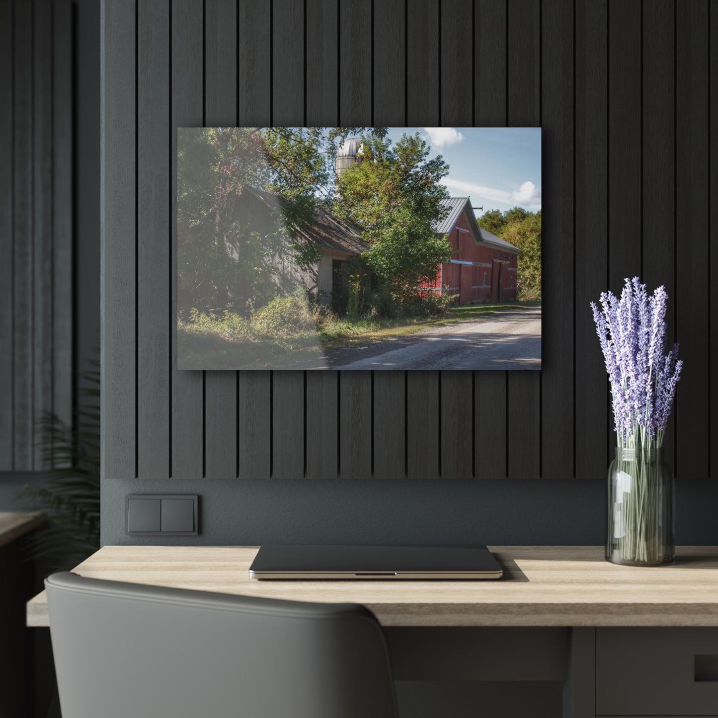 U R There Photography Bordman Roadside Buddies II Rustic Farmhouse Acrylic Wall Print