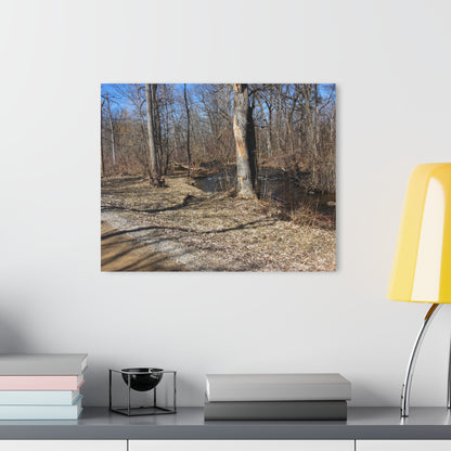 U R There Photography Creekside Seating Rustic Farmhouse Acrylic Wall Print